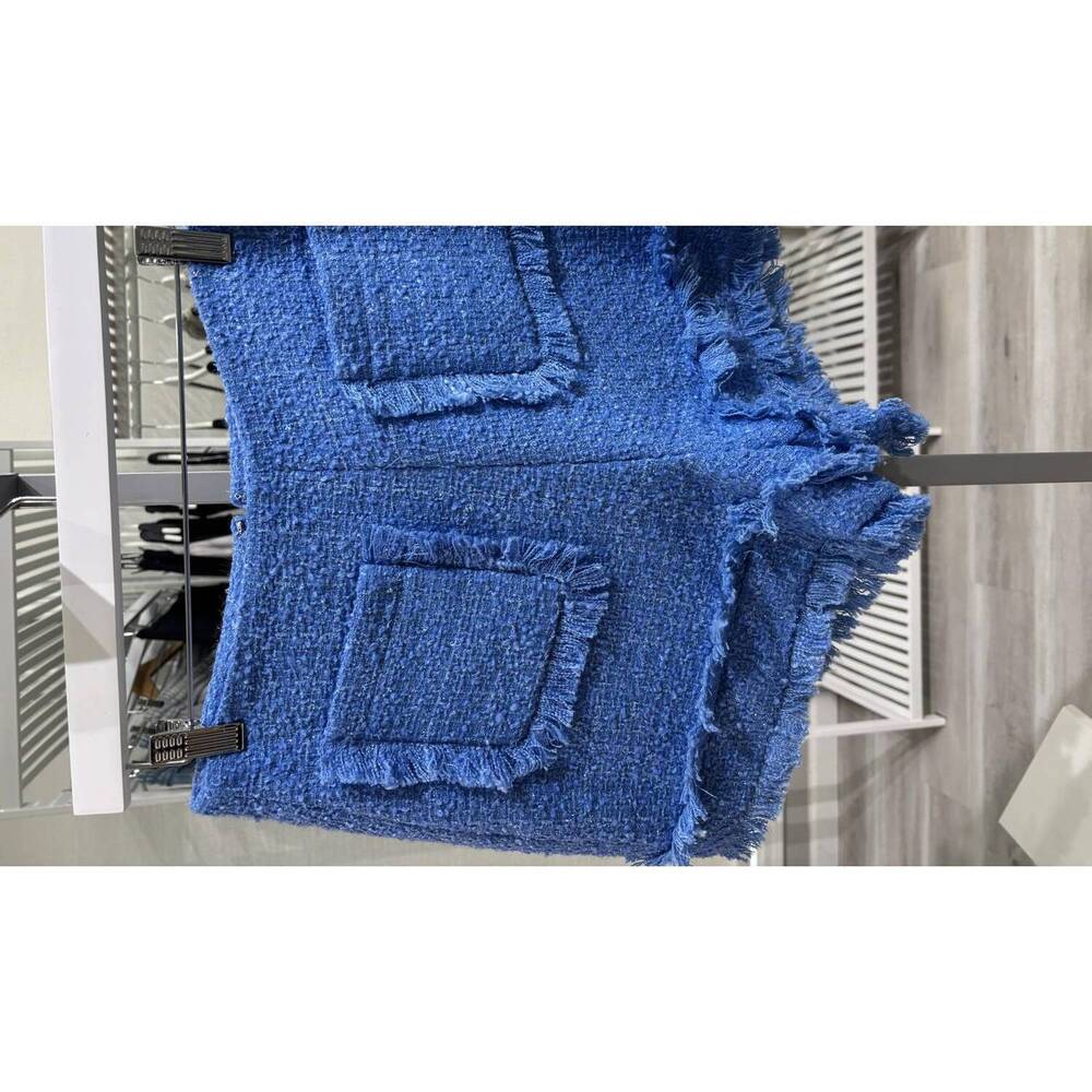 NEW INA women's tweed shorts in marine